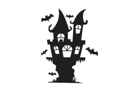 Spooky Castle With Bats