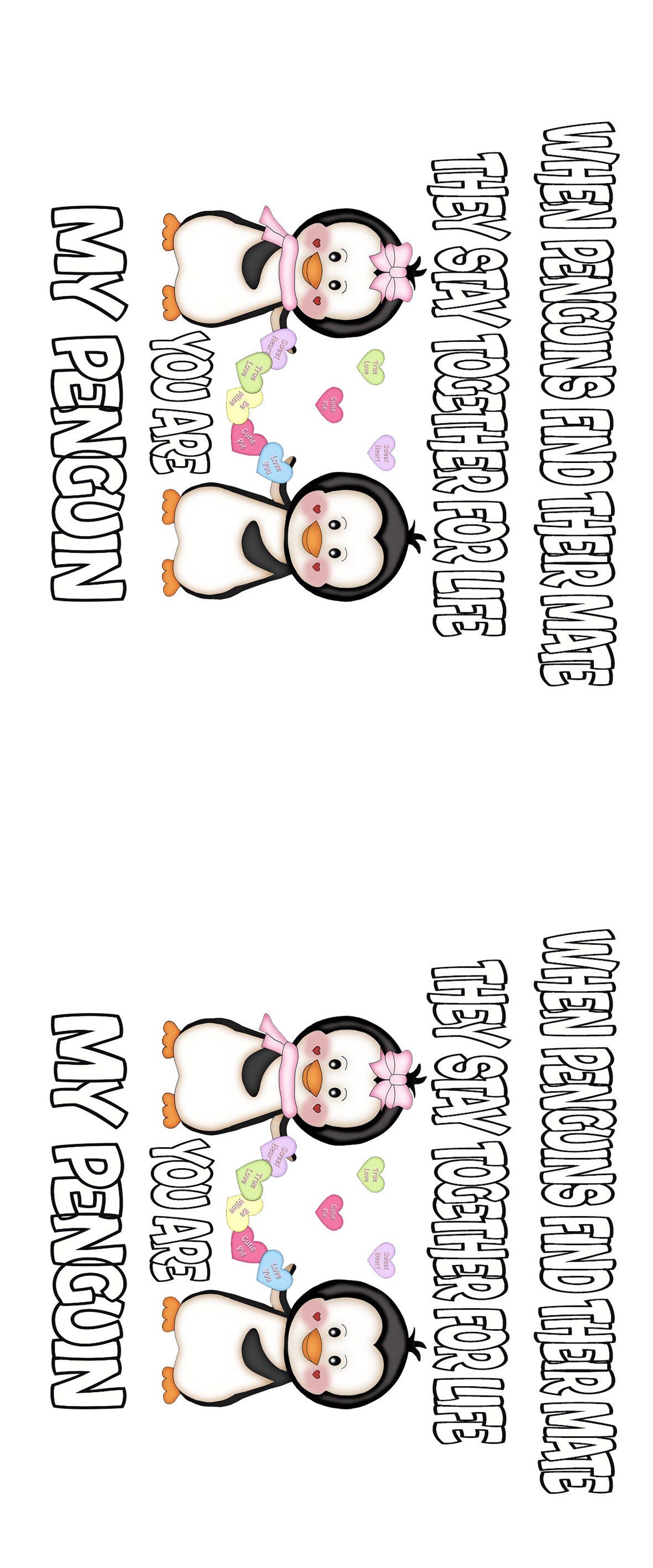 Couple Penguin Love Mug You Are My Penguin 11Oz Gift For Her Him Wife Husband Boyfriend Girlfriend Valentine'S Day Christmas Birthdaypresent