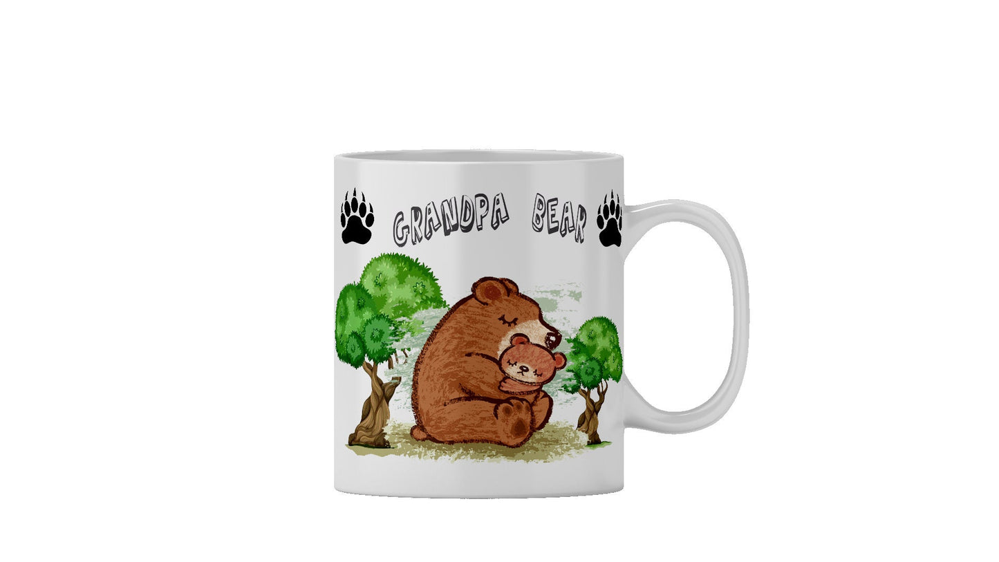 Daddy/Mummy/Nana/Grandpa Bear Mug | Tea Coffee Mug | New Dad/Mum/Nan/Grandpa | To Be Gift | Fathers Day/Mothers Day Gifts