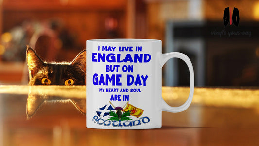 Scottish On Gameday Mug Scotland Funny Joke Football / Rugby Lover Gift