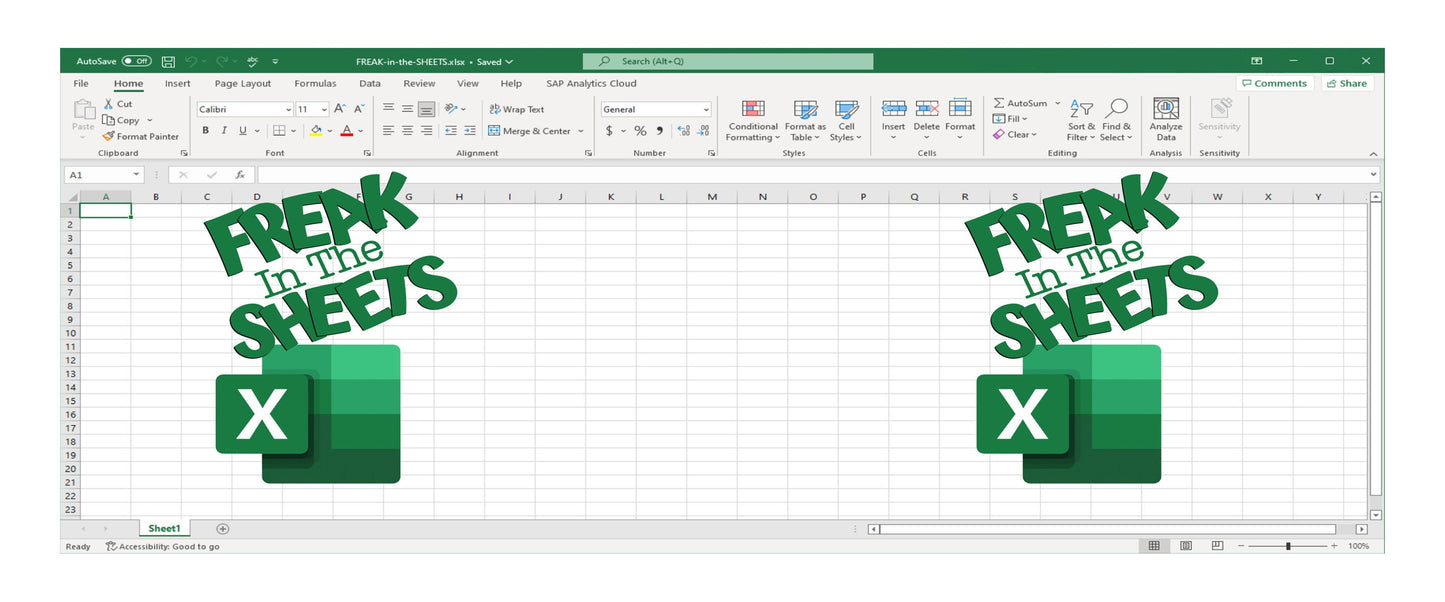 Freak in the Sheets Mug: Funny Excel Lover Gift