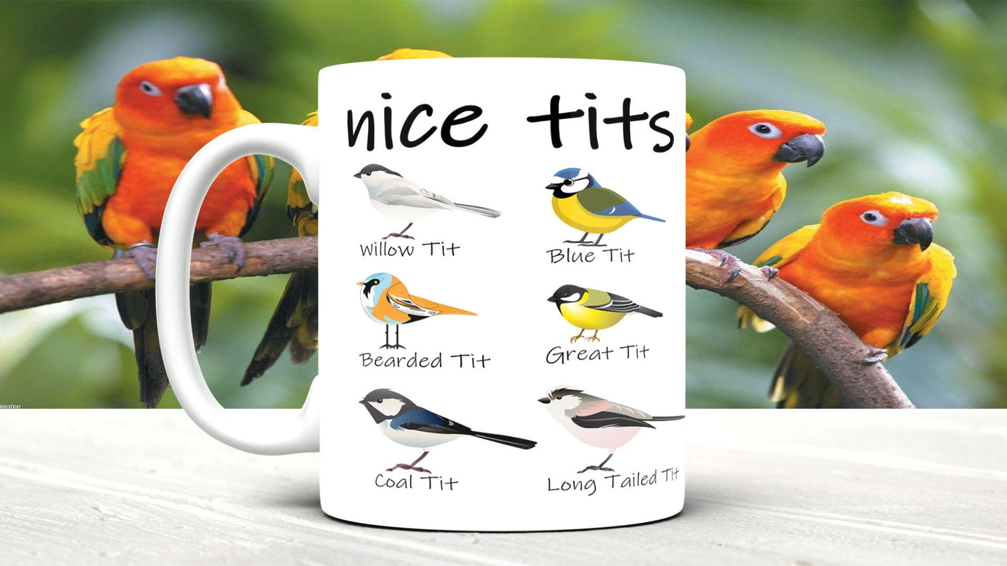 Nice Tits Bird Mug