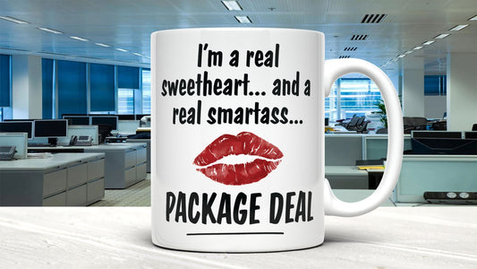 Sweetheart Smartass Frog Mug - Funny Office Gift (11 oz)