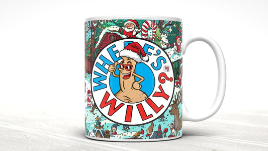 Wheres Willy Christmas Mug Great Gift For Him Or Her The Mug Just Says It How It Is Secret Santa Gift