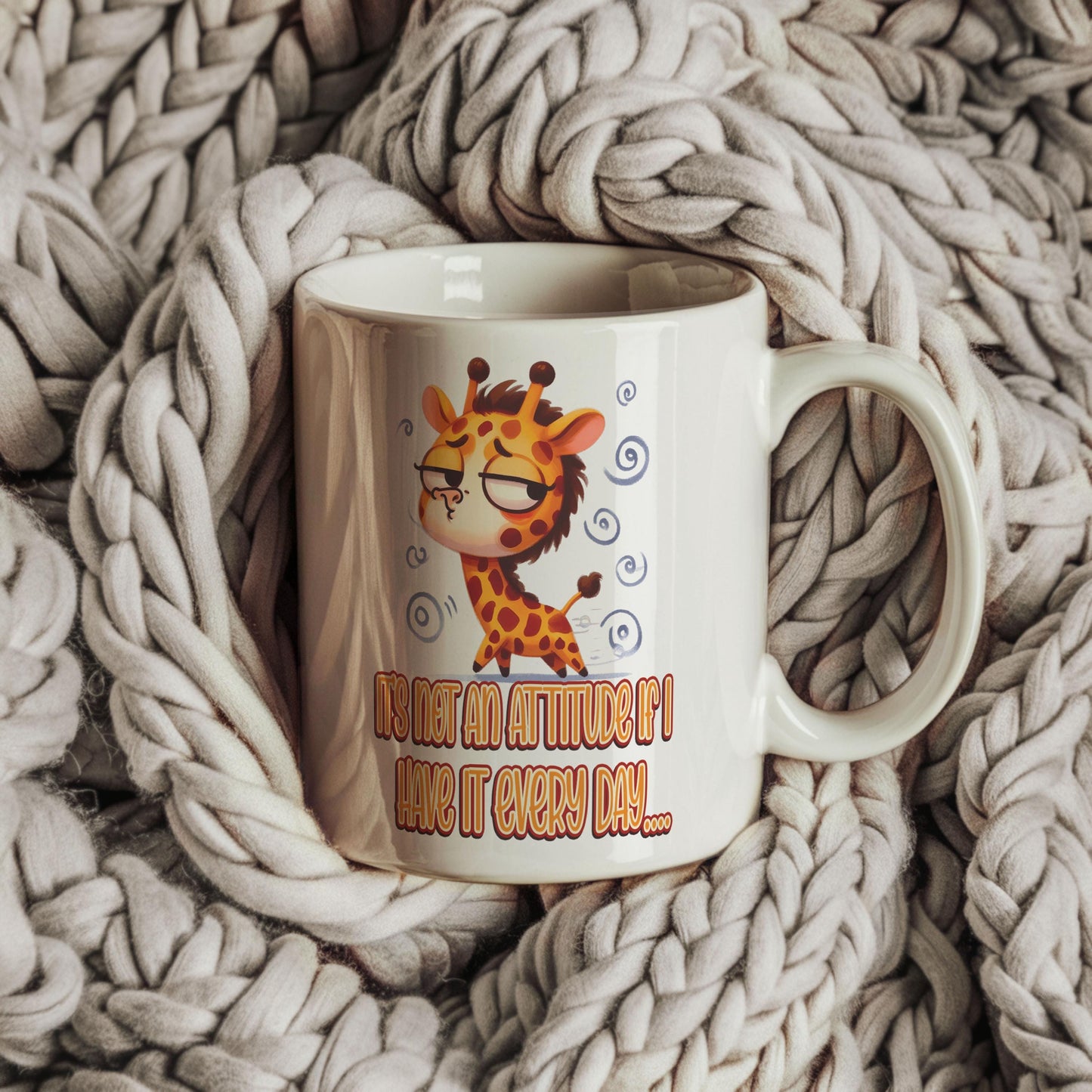 Sarcastic Giraffe Coffee Mug