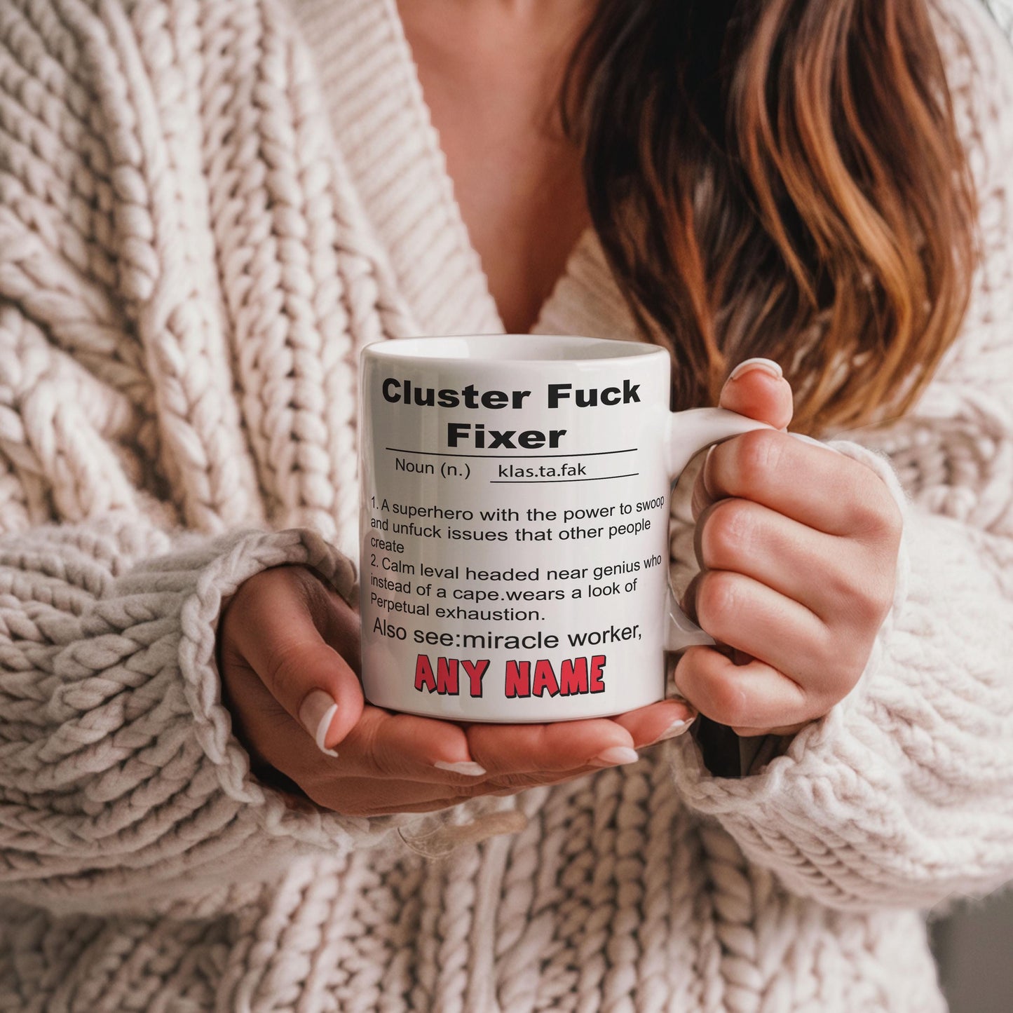 Personalized Cluster F*Ck Fixer Mug