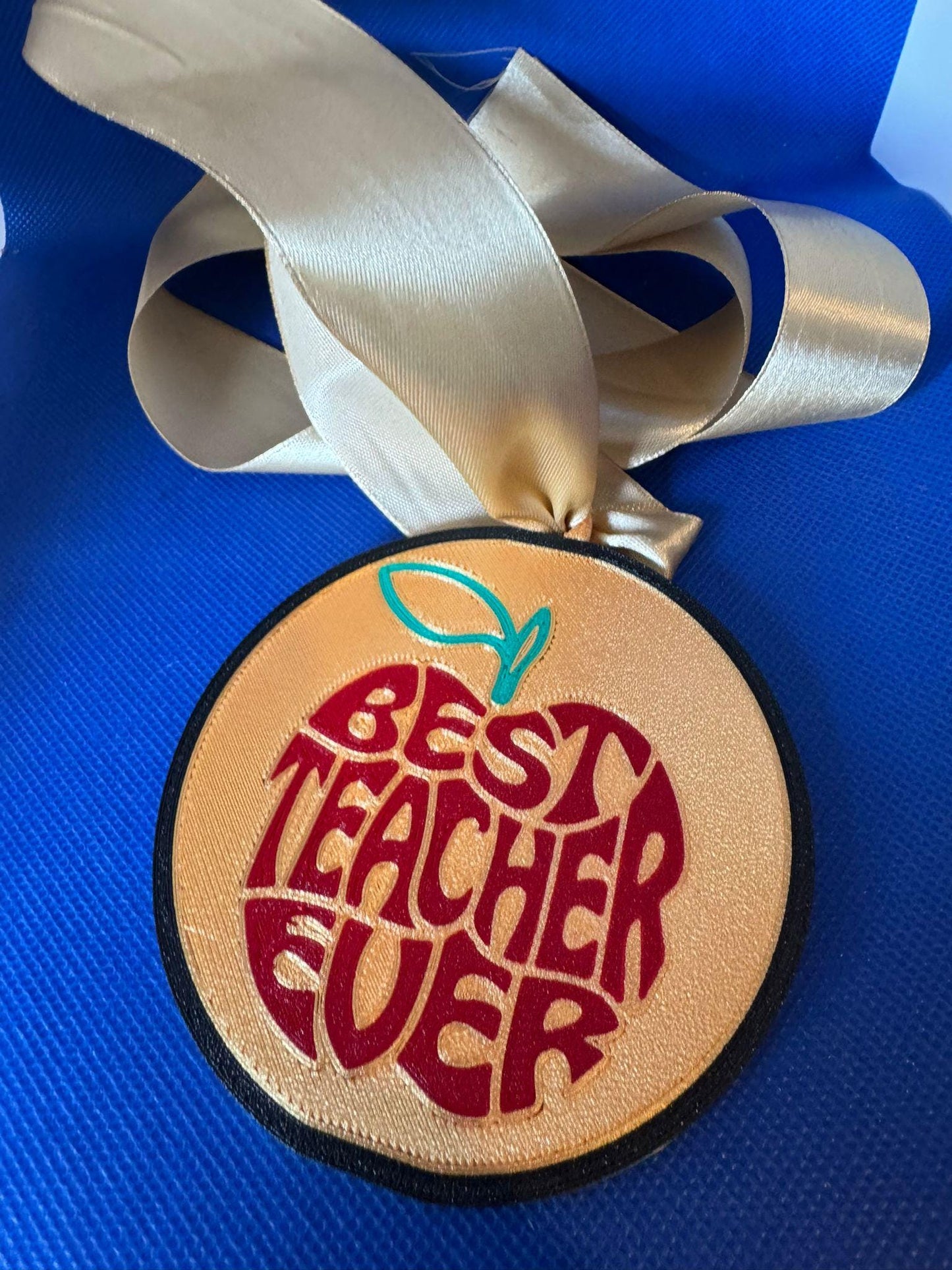 Best Teacher Ever Award Medal