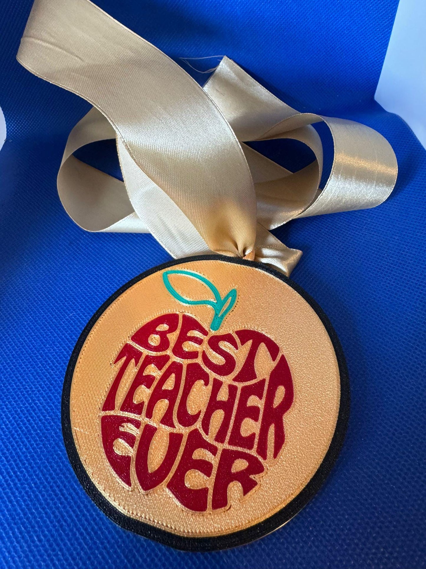 Best Teacher Ever Award Medal