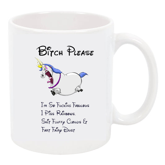 Rude Funny Adult Unicorn Mug