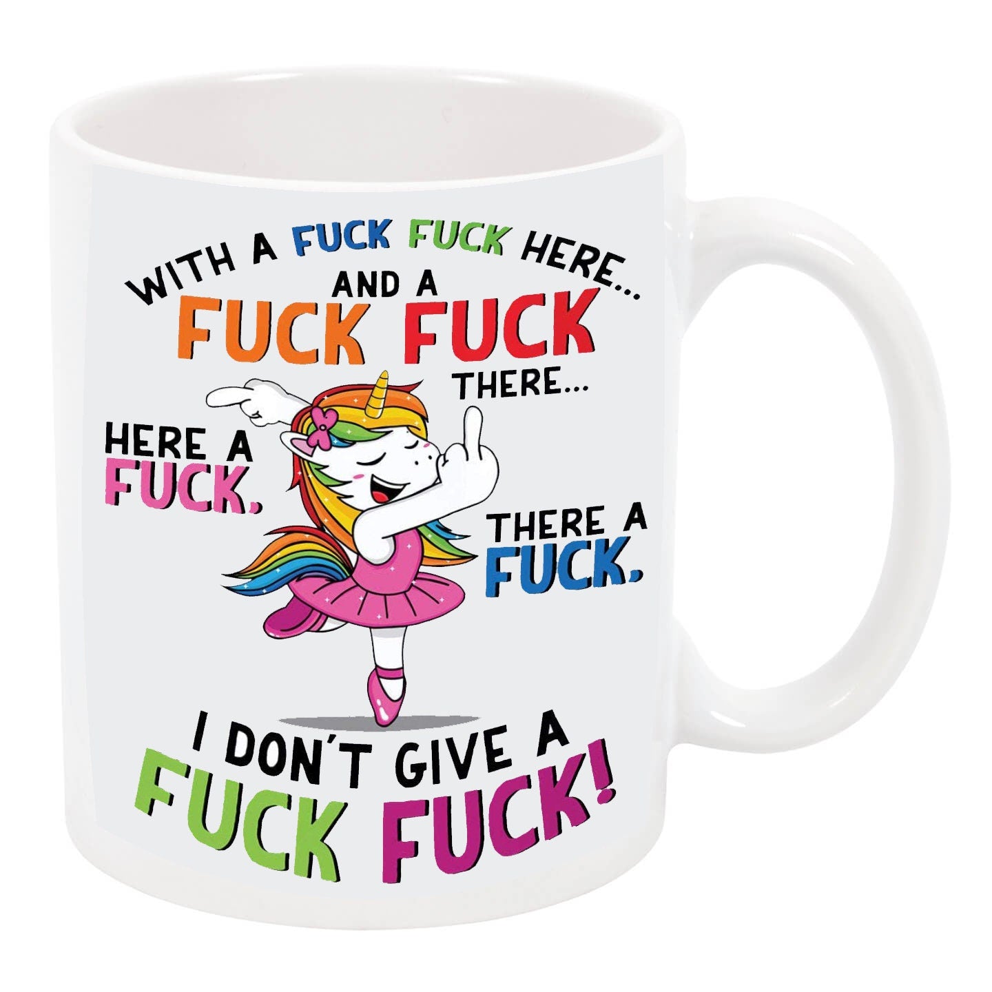 Funny F*@K It Unicorn Mug