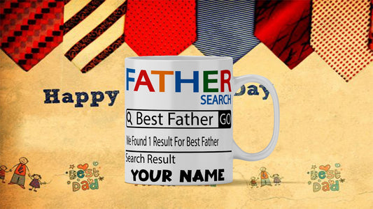 Fathers Day Best Father Search Coming Up With Your Dad As The Only Answer Make Him Proud (Little Big Headed Too) Gift Novelty