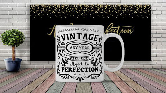 Vintage Year Birthday Mug
