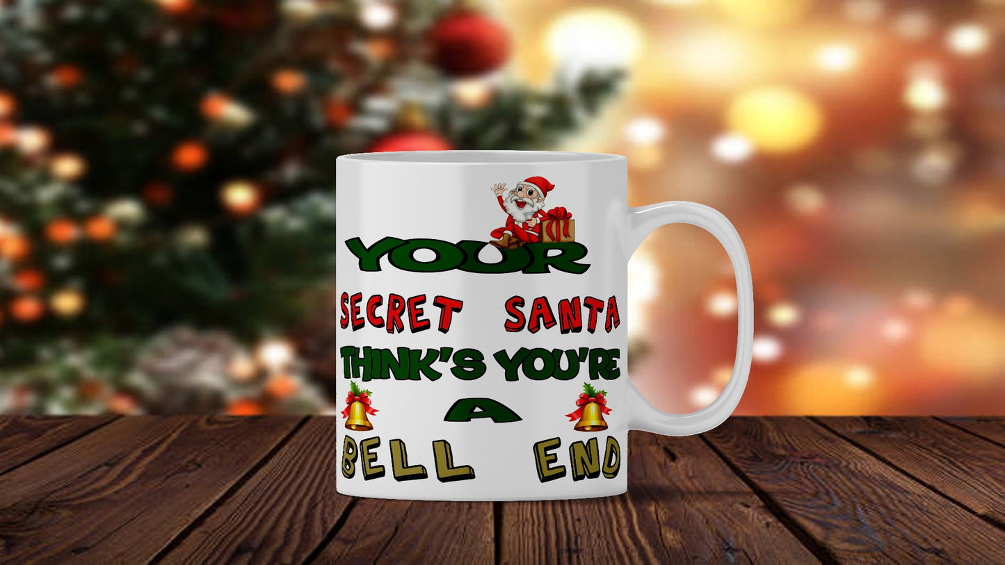 Funny Secret Santa Christmas Coffee Mug