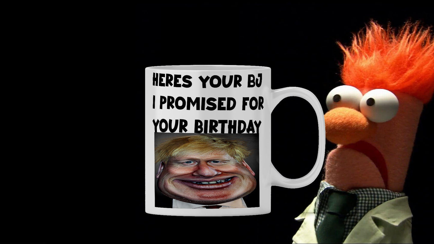 Funny Rude Birthday Coffee Mug: Novelty Gift