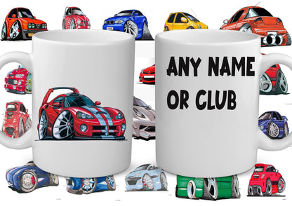 Custom Car Caricature Mug