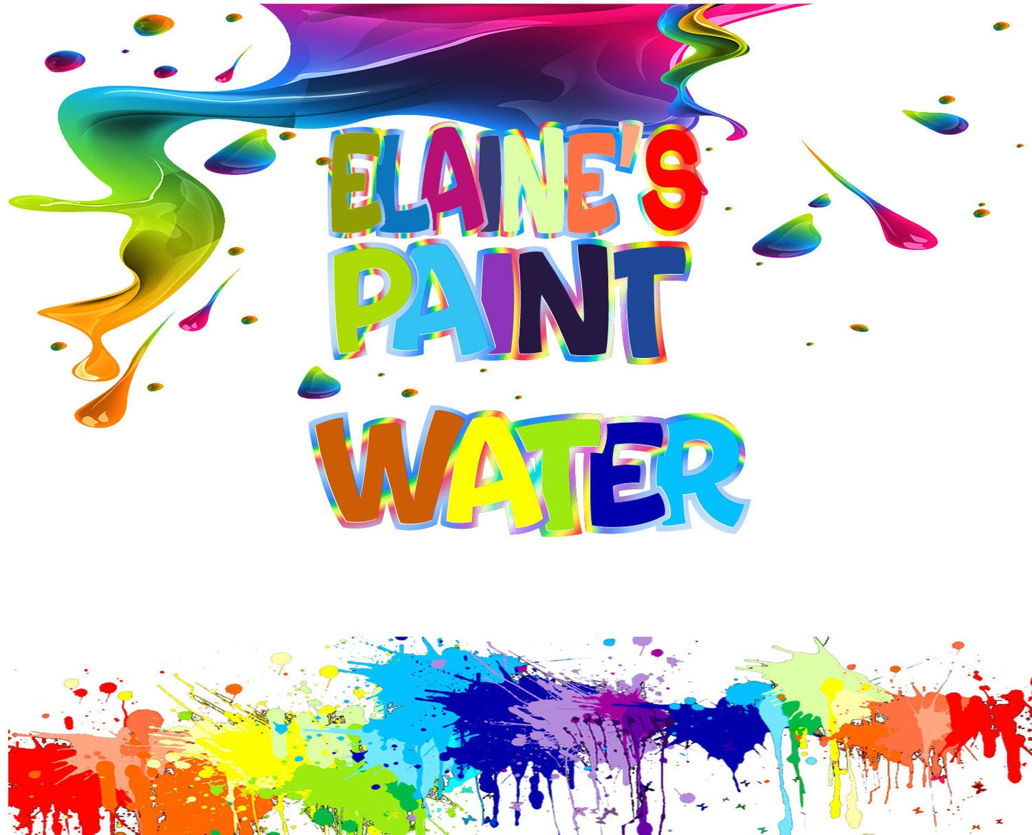 Paint Water Coffee Mug: Artist Painter Gift