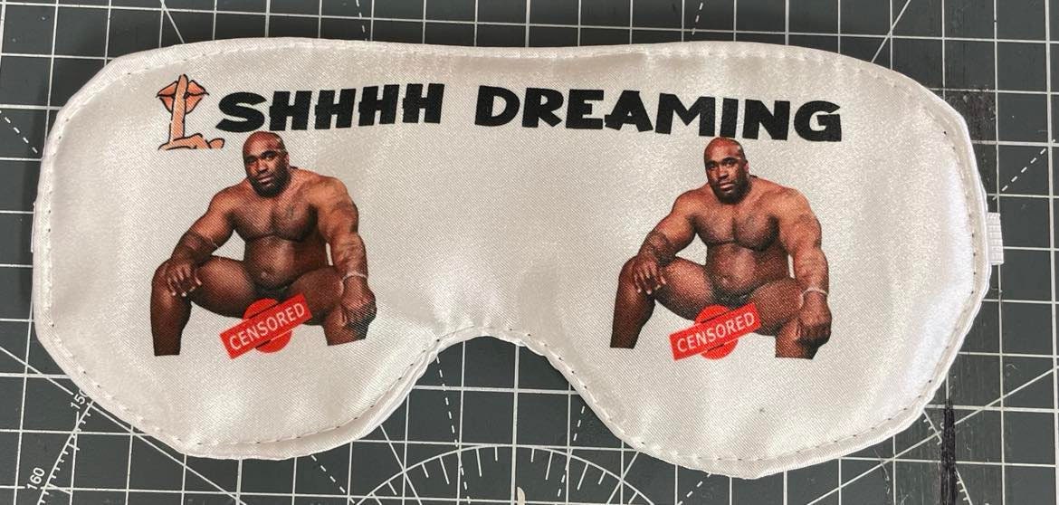 Barry Wood Meme Sleep Mask