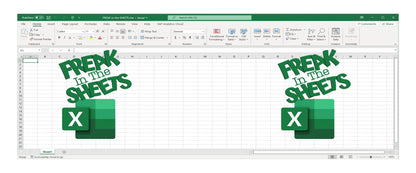 Freak in the Sheets Mug: Funny Excel Lover Gift