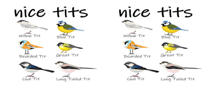 Nice Tits Bird Mug - Funny Ceramic Coffee Mug Gift