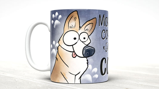 Morning Coffee With My Corgi Cute Cartoon Doggy Mug Perfect Gift For Him Her Mum Dad Nan
