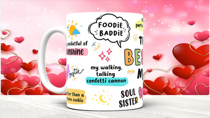 Forget The Boring Chocolates And Predictable Plush Hearts This Valentine'S Day. Show Your Bestie Love With A Mug That Speaks Their Language