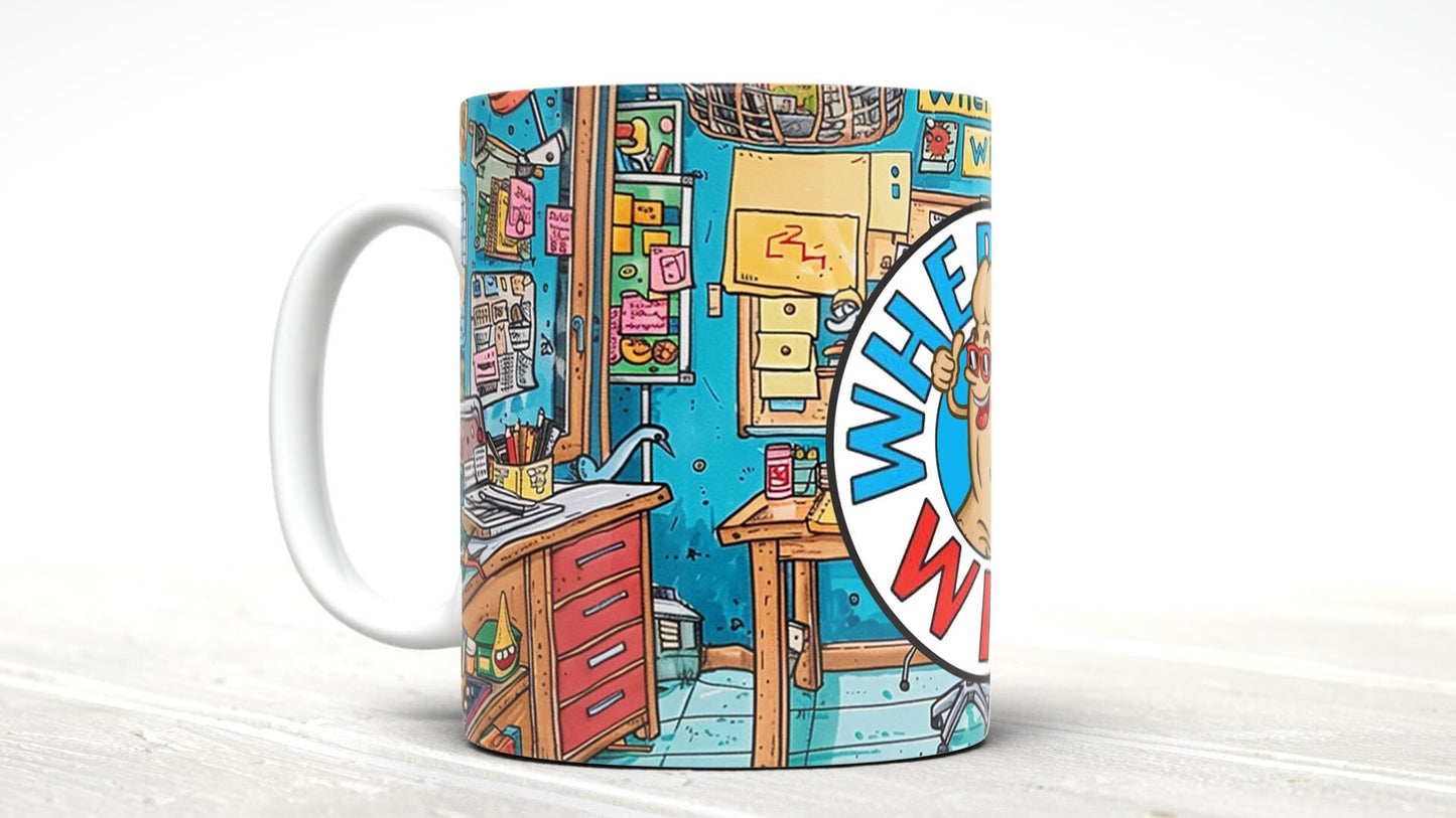 Start Your Day With a Chuckle: "Where's Willy?" Adult Mug (11oz)
