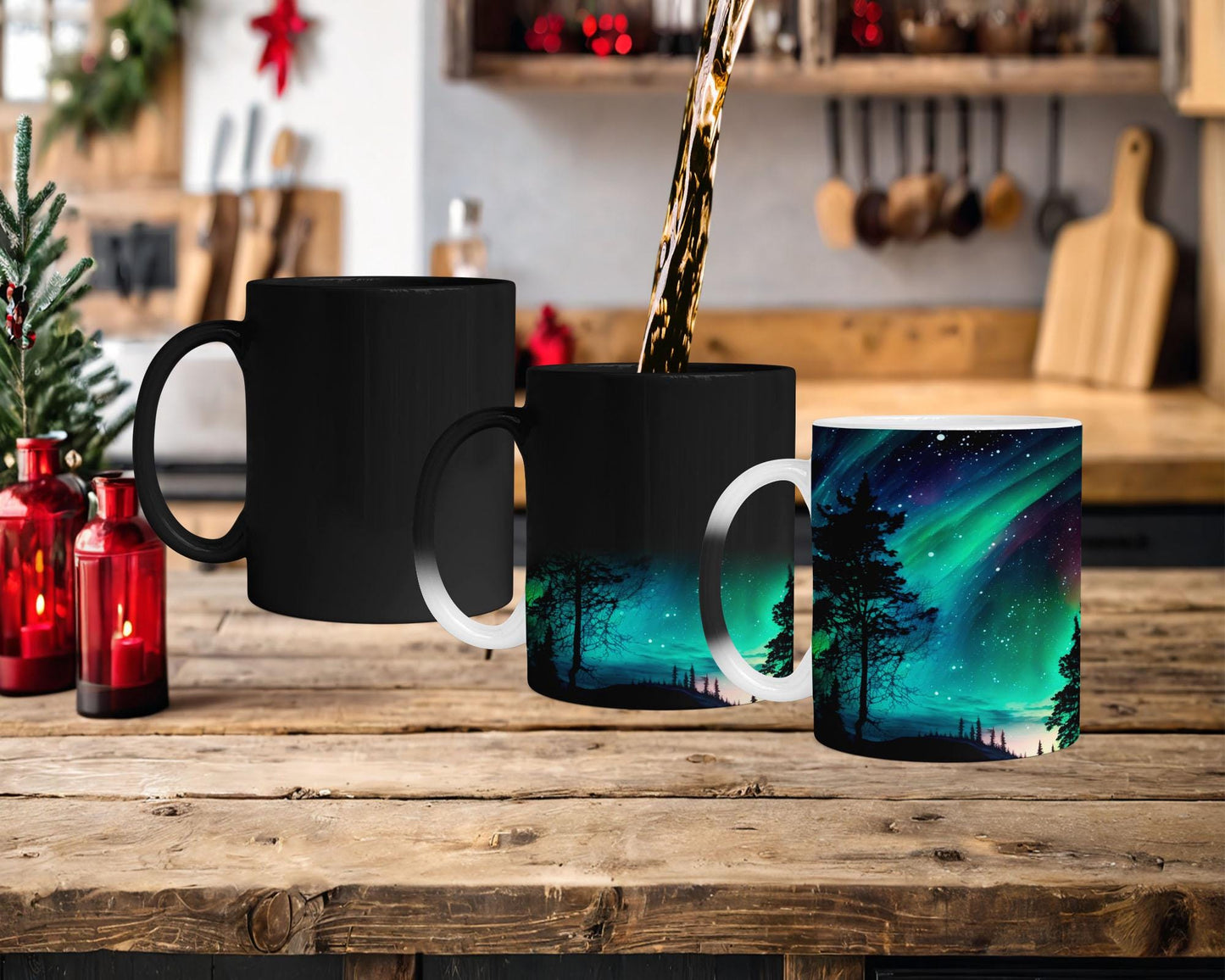 Aurora Borealis Magic Reveal Mug