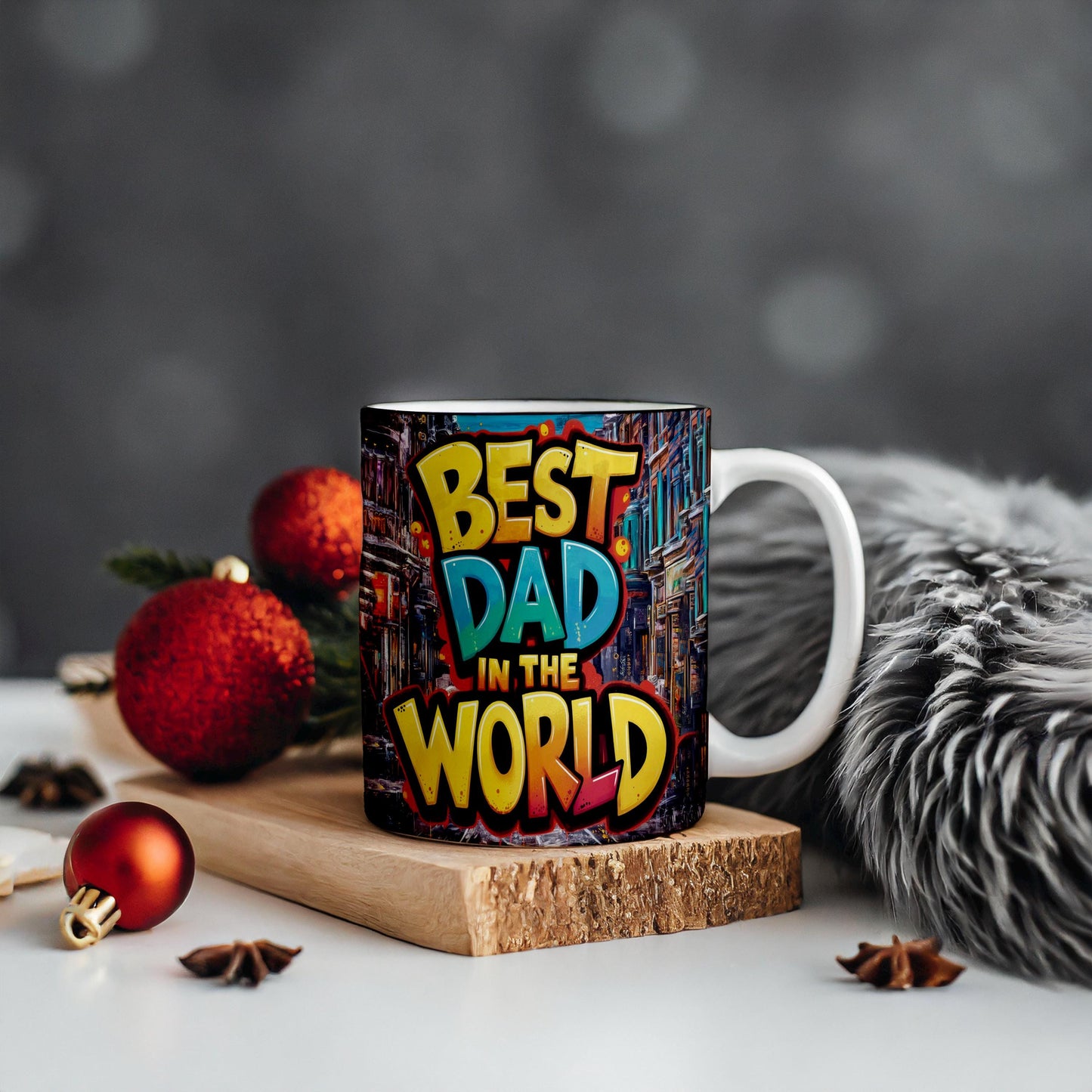 World's Best Dad: The Perfect Mug for the World's Best Dad they're brighten up your day gift for him / her