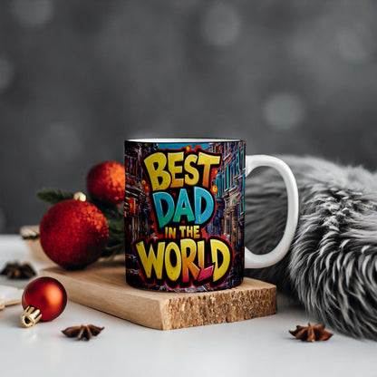 World's Best Dad: The Perfect Mug for the World's Best Dad they're brighten up your day gift for him / her