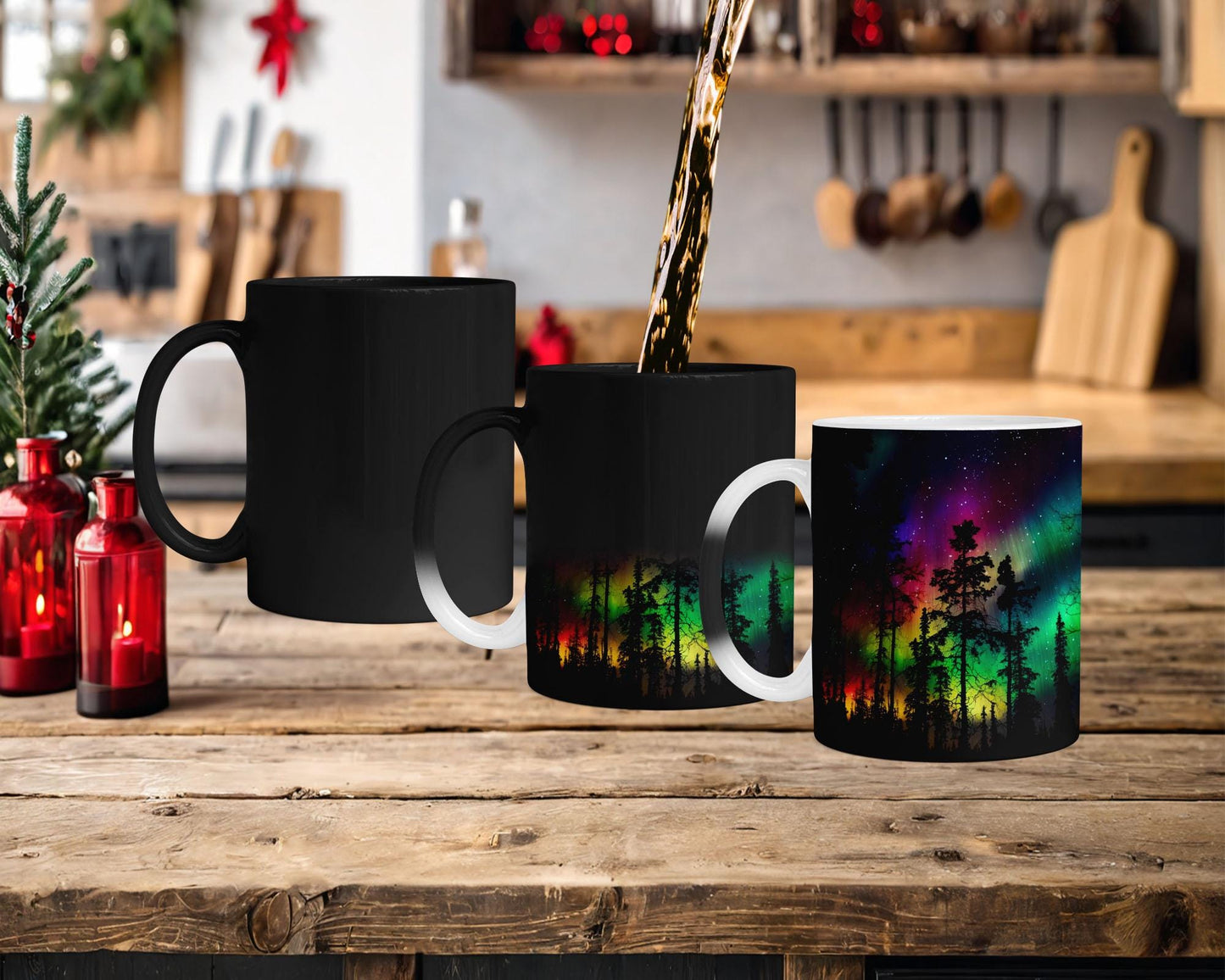 Aurora Borealis Magic Reveal Mug