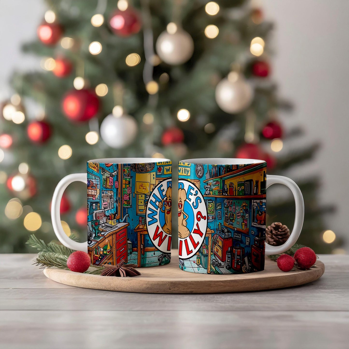 Wheres Willy 11 Oz Mug A Touch Of Fun Coffee Mug Great Office Gift Drink Your Brew In Style Funnymug,Sarcastic Mug,Coffee 4 Desigs