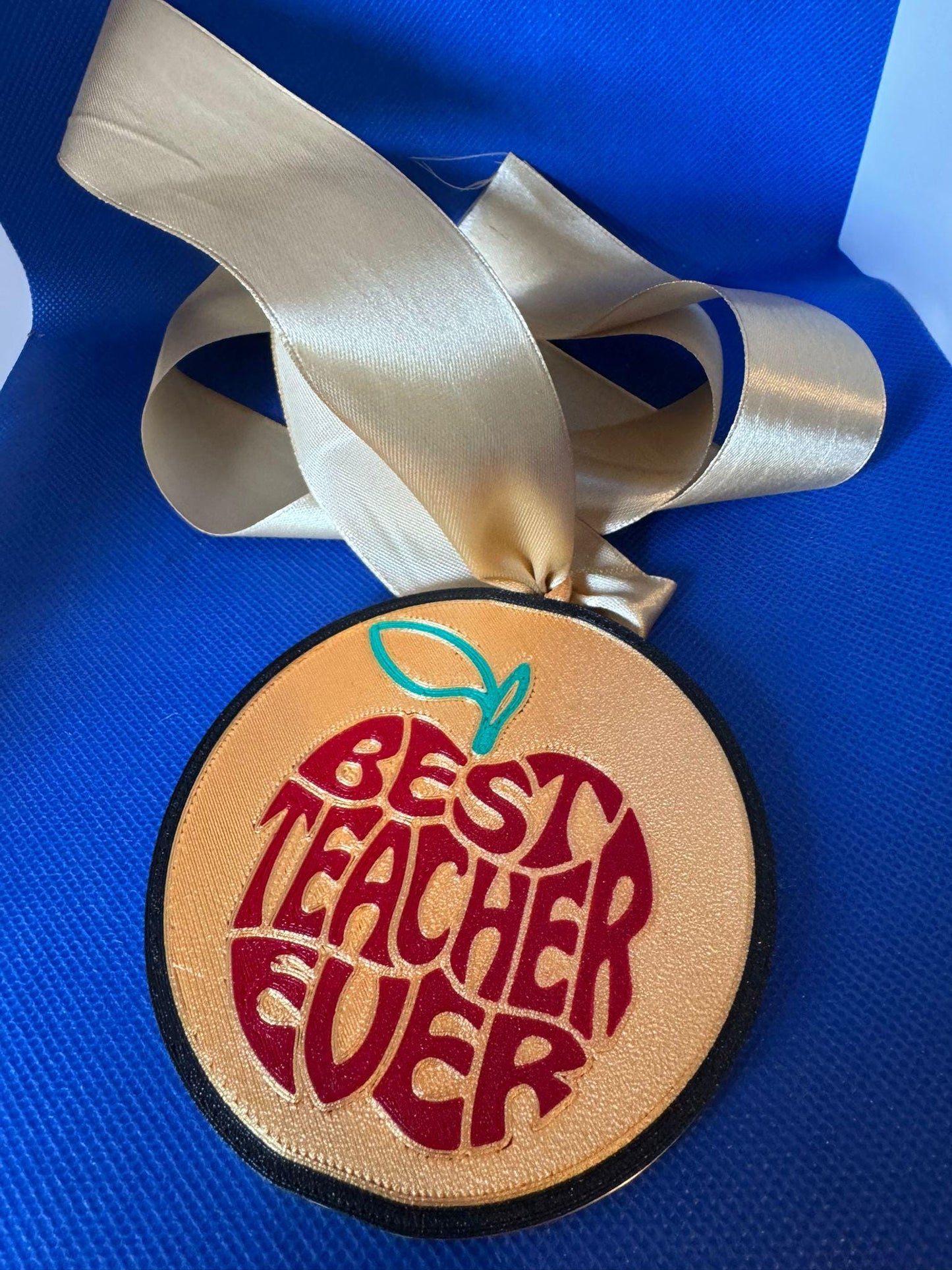 Best Teacher Ever Award Medal